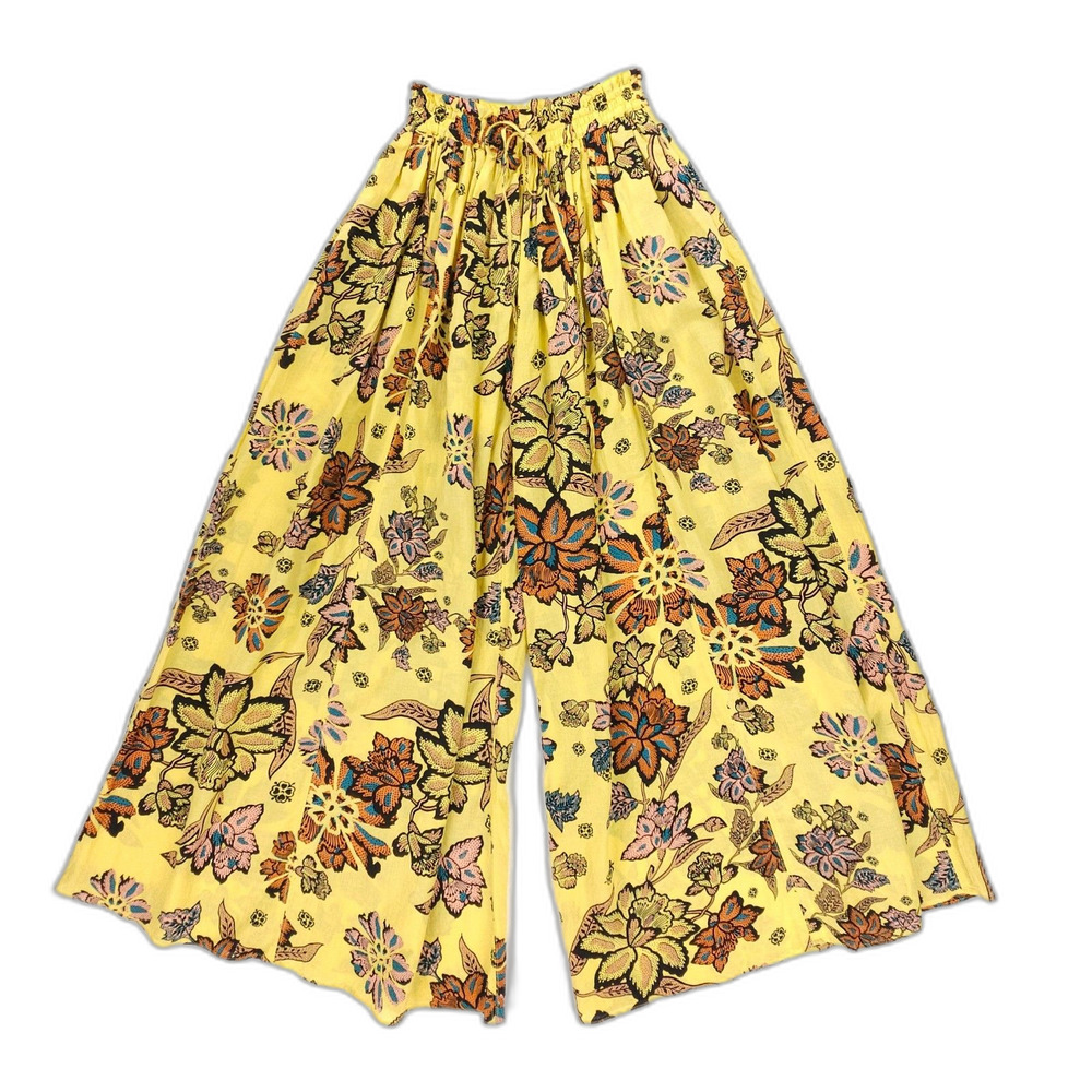 NEW Free People Take It Easy Lounge Pant Wide Leg Beachy Boho 70s Hippie Artsy